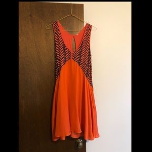 Orange dress